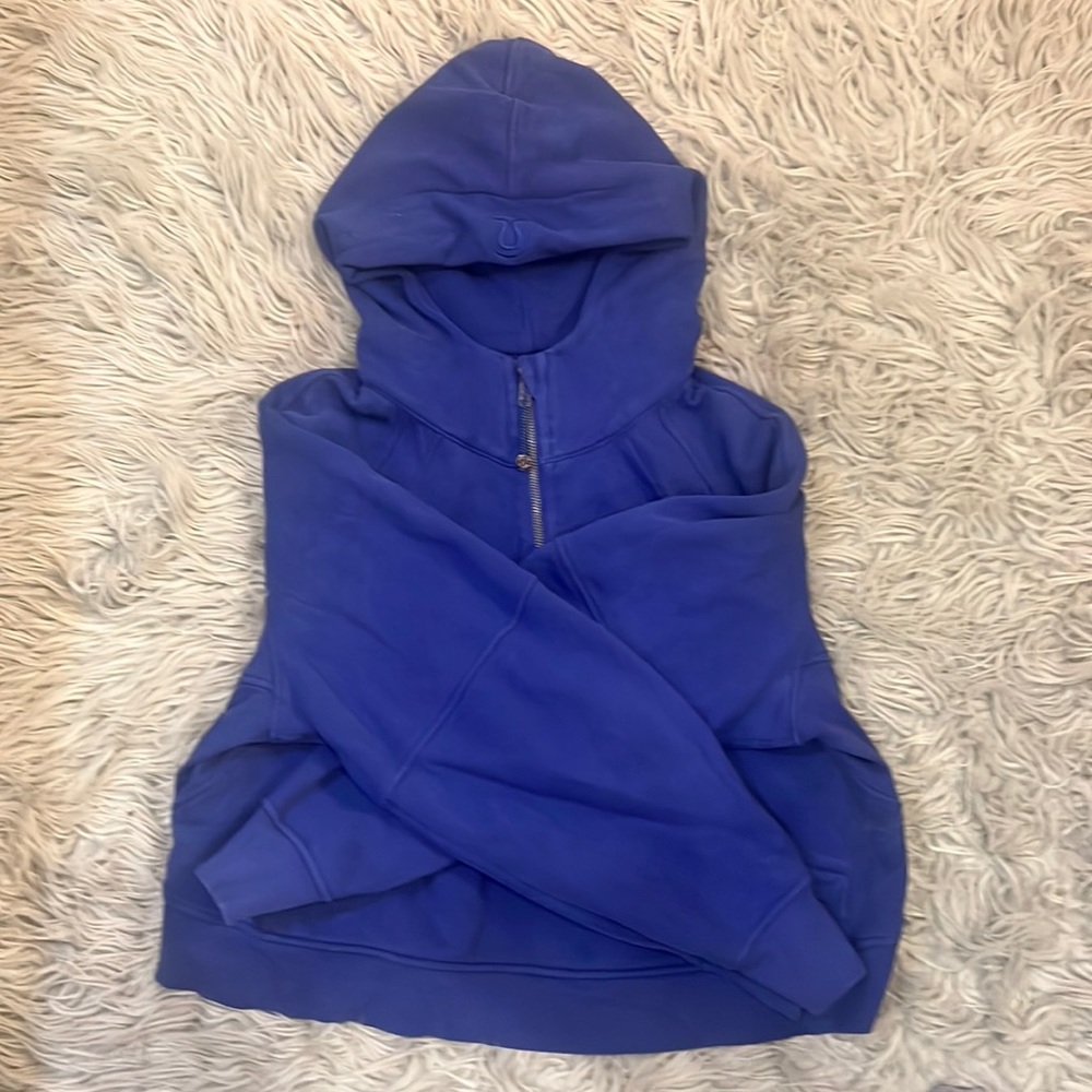 Lululemon oversized half zip scuba
